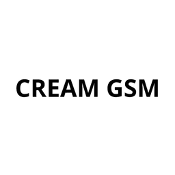 Cream GSM store logo