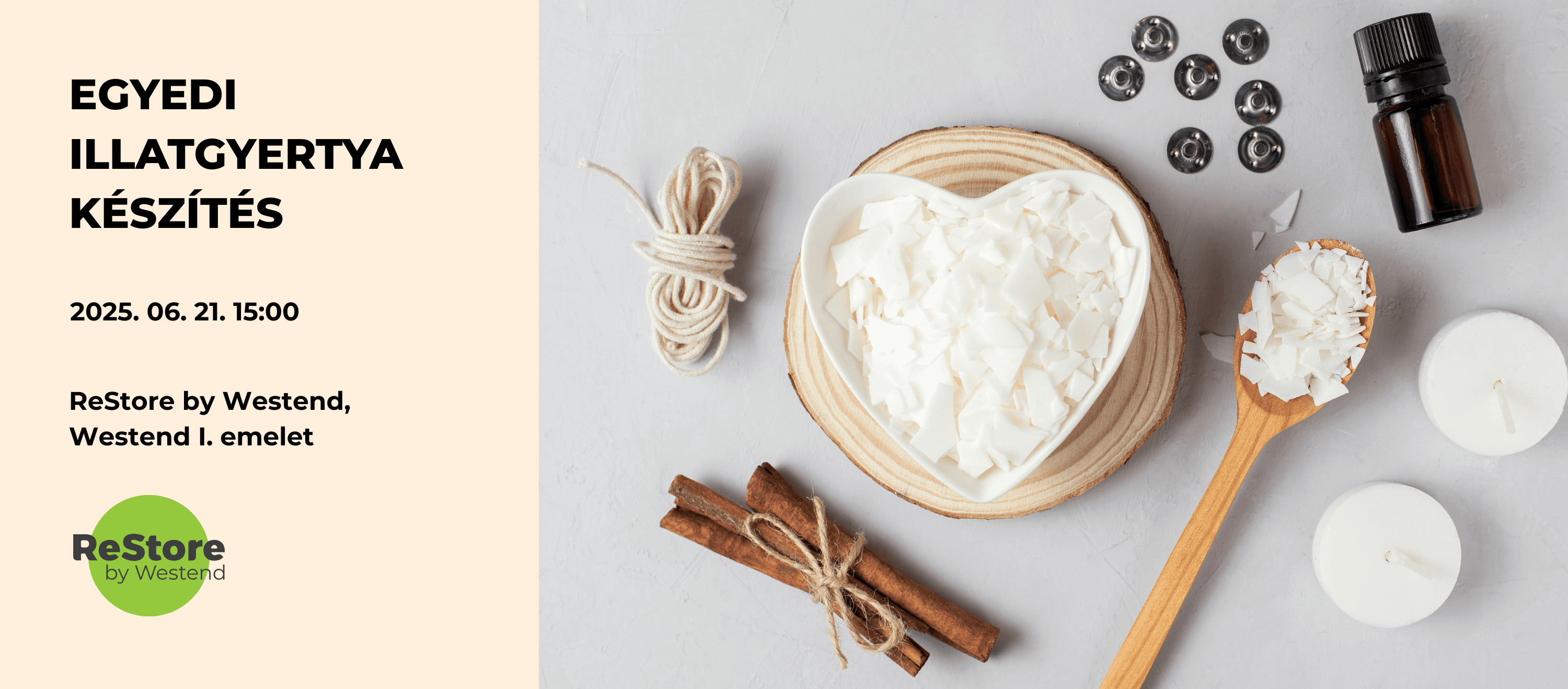 Egyedi illatgyertya készítés II.